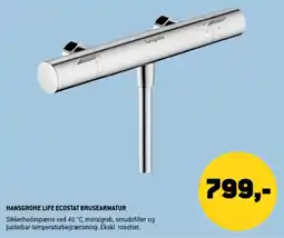 XL-BYG Hansgrohe Life Ecostat Brusearmatur tilbud