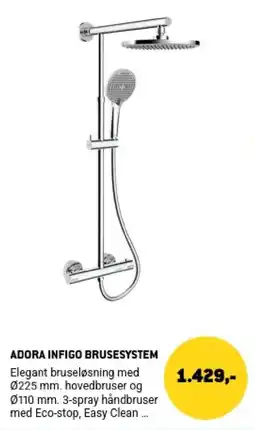 XL-BYG Adora Infigo brusesystem tilbud