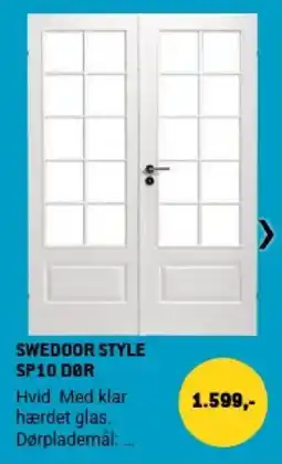 XL-BYG Swedoor Style Sp10 Dør tilbud