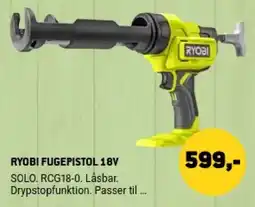 XL-BYG Ryobi fugepistol 18v tilbud