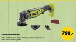 XL-BYG Ryobi multiværktøj 18v tilbud