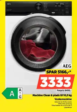 Power AEG Vaskemaskine tilbud