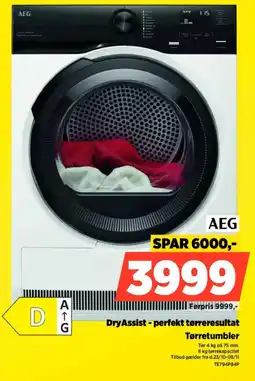 Power AEG tørretumbler tilbud