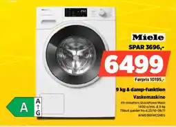Power Miele Vaskemaskine tilbud