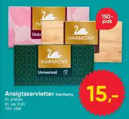 BigDollar Harmony ansigtsservietter tilbud