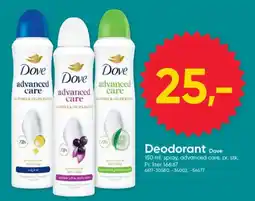 BigDollar Dove deodorant advanced care tilbud