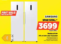 Power Samsung 186 cm køle-eller fryseskab tilbud