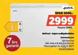 Power .point kummeFryser tilbud