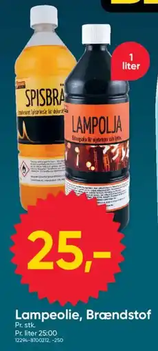 BigDollar Lampeolie, Brændstof tilbud