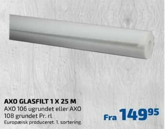 Davidsen Axo glasfilt tilbud