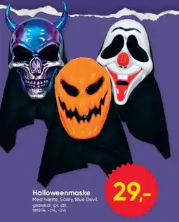 BigDollar Halloweenmaske tilbud