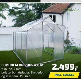 Davidsen Elmholm drivhus tilbud