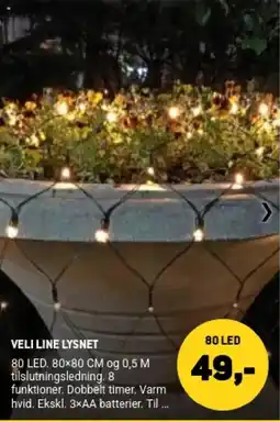 XL-BYG Veli Line Lysnet tilbud
