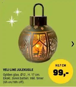 XL-BYG Veli Line Julekugle tilbud
