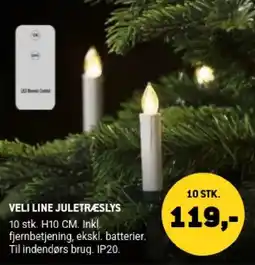 XL-BYG Veli Line Juletræslys tilbud