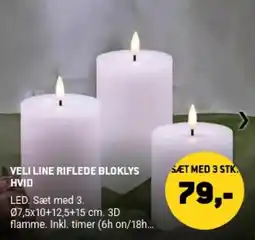 XL-BYG Veli Line Riflede Bloklys tilbud