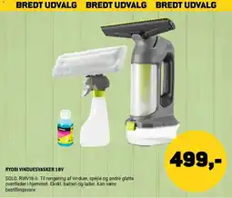 XL-BYG Ryobi vinduesvasker 18v tilbud