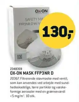 XL-BYG Ox-on mask ffp3nr d tilbud