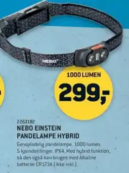XL-BYG Nebo Einstein pandelampe hybrid tilbud