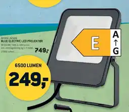 XL-BYG Blue Electric Led Projektor tilbud