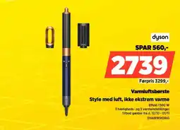 Power dyson varmluftsborste tilbud