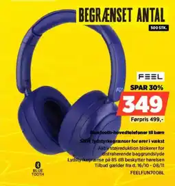 Power Feel Bluetooth-hovedtelefoner til børn tilbud