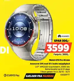 Power Huawei Watch GT6 Pro 46 mm tilbud