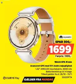 Power Huawei Watch GT6 41 mm tilbud