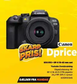 Power Canon EOS R10 tilbud