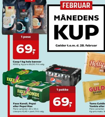 Dagli'Brugsen Faxe kondi sportssodavand tilbud