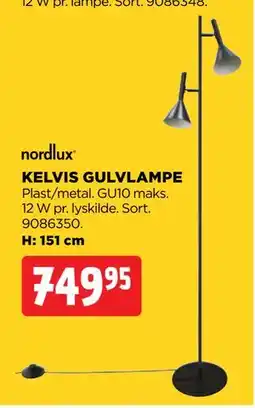 jem & fix KELVIS GULVLAMPE tilbud