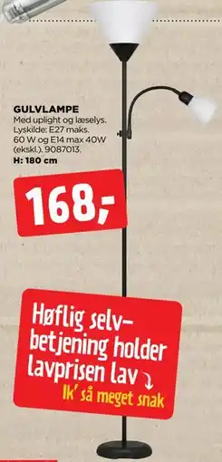 jem & fix GULVLAMPE tilbud