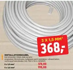jem & fix INSTALLATIONSKABEL tilbud