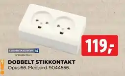 jem & fix DOBBELT STIKKONTAKT tilbud