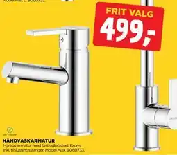 jem & fix HÅNDVASKARMATUR tilbud