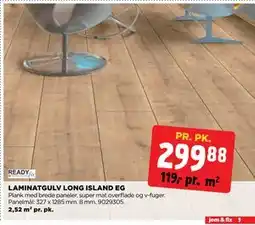 jem & fix LAMINATGULV LONG ISLAND EG tilbud