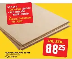 jem & fix GULVSPÅNPLADE 22 MM tilbud