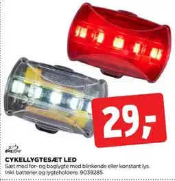 jem & fix CYKELLYGTESÆT LED tilbud