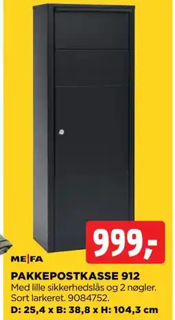 jem & fix PAKKEPOSTKASSE 912 tilbud