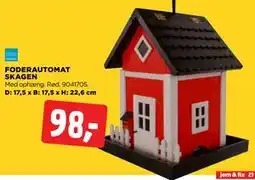 jem & fix FODERAUTOMAT SKAGEN tilbud