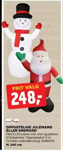 jem & fix OPPUSTELIGE JULEMAND ELLER SNEMAND tilbud