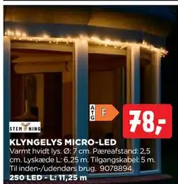 jem & fix KLYNGELYS MICRO-LED tilbud