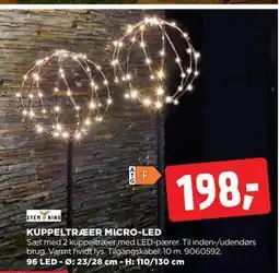jem & fix KUPPELTRÆER MICRO-LED tilbud