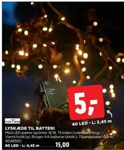jem & fix LYSKÆDE TIL BATTERI tilbud