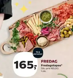 Kvickly Fredagstapas tilbud