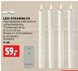 jem & fix LED-STEARINLYS tilbud