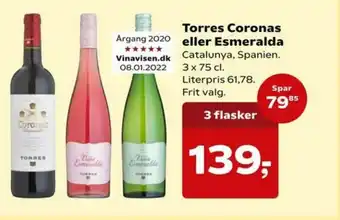 Dagli'Brugsen Red label spansk rødvin tilbud