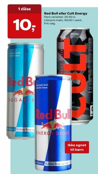 Dagli'Brugsen Red bull energidrik tilbud