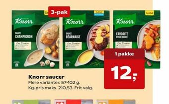 Dagli'Brugsen Knorr sauce pulver tilbud