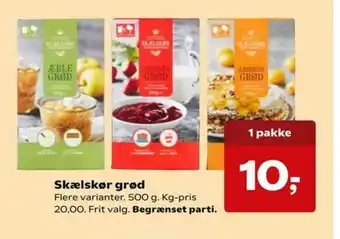 Dagli'Brugsen Skælskør frugtplantage grød tilbud
